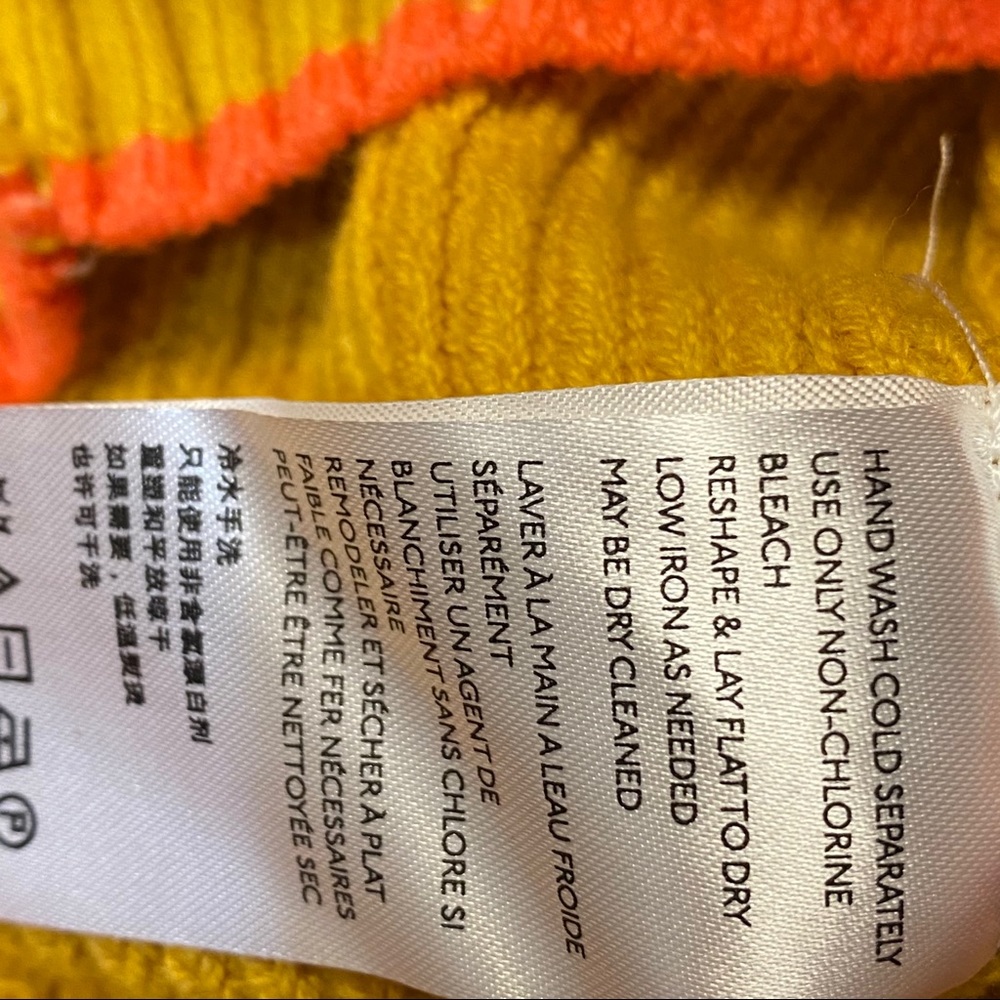 NWT Free People Striped retro-style zip-up Sweater - Picture 11 of 13